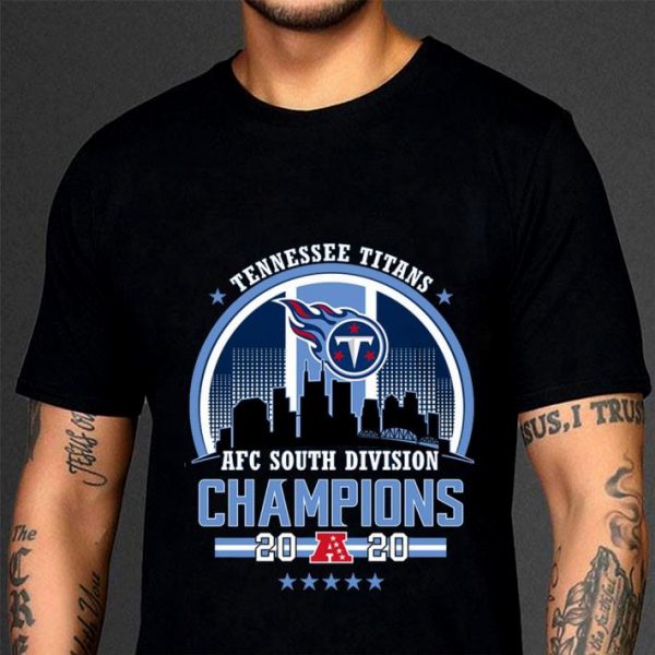 Funny  Logo Tennessee Titans AFC South Division Champions 2020 shirt