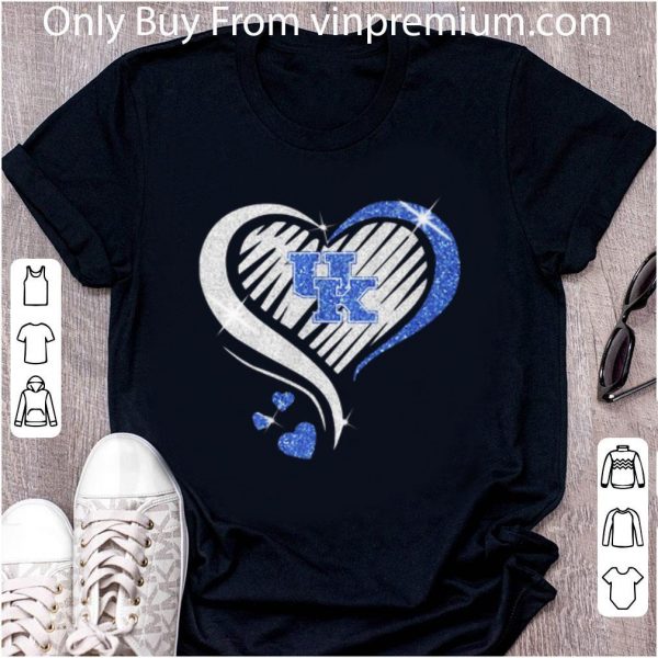 Premium Kentucky Athletics Diamond Heart shirt