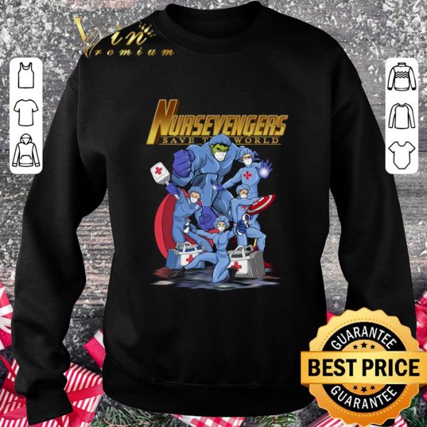 Original Marvel Avengers Nurse Nursevengers Save The World Coronavirus shirt
