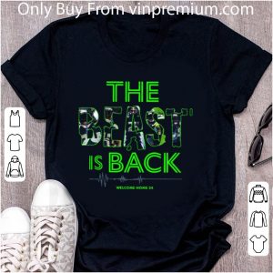 Hot Marshawn Lynch The Beast is back welcome home 24 Seahawks shirt 1