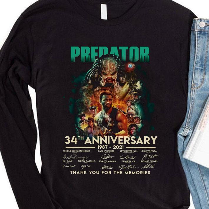 Official All character Predator 34th Anniversary 1987-2021 Signatures shirt 96d5432b all character predator 34th anniversary 1987 2021 signatures shirt 4 - Official All character Predator 34th Anniversary 1987-2021 Signatures shirt