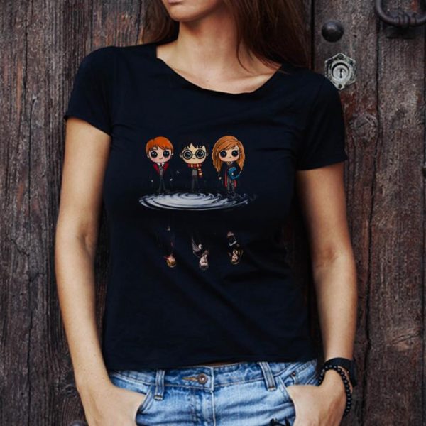Pretty Harry Potter characters chibi reflection water mirror shirt