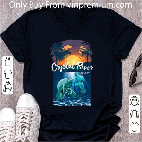 Hot Manatee Crystal River Florida shirt