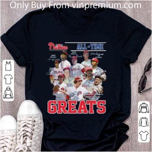 Nice Philadelphia Phillies All-Time Greats Signatures shirt 1