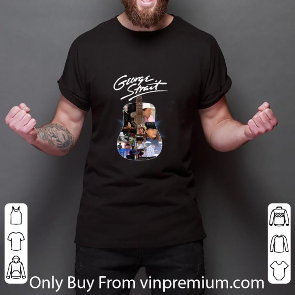 Pretty George Strait guitar signature shirt