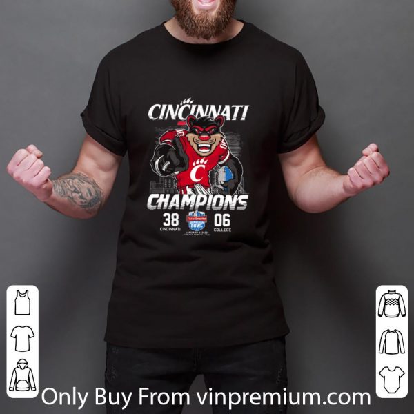 Awesome Cincinnati Bearcats Ticketsmarter Birmingham Bowl Champions shirt