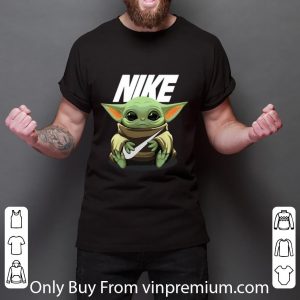 Nice Baby Yoda hug Nike shirt 2