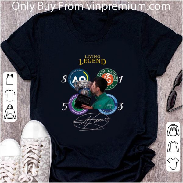 Great Novak Djokovic Living Legends Signature shirt