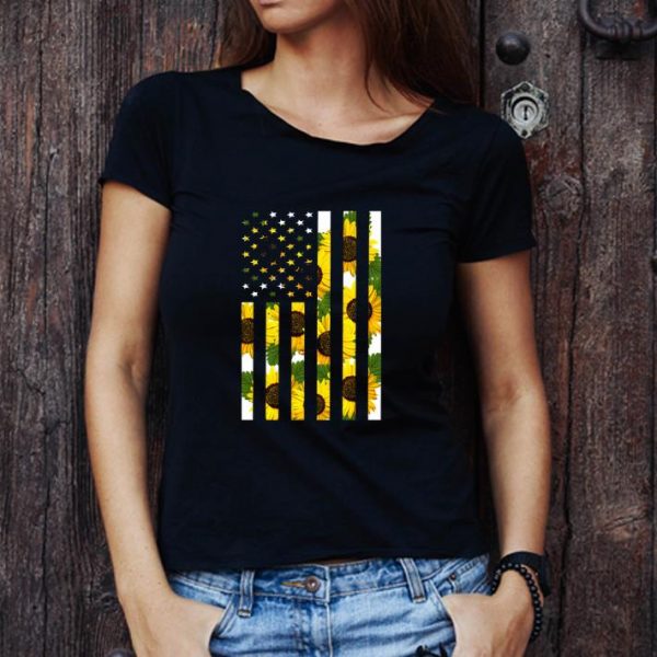 Original Sunflower American Flag shirt
