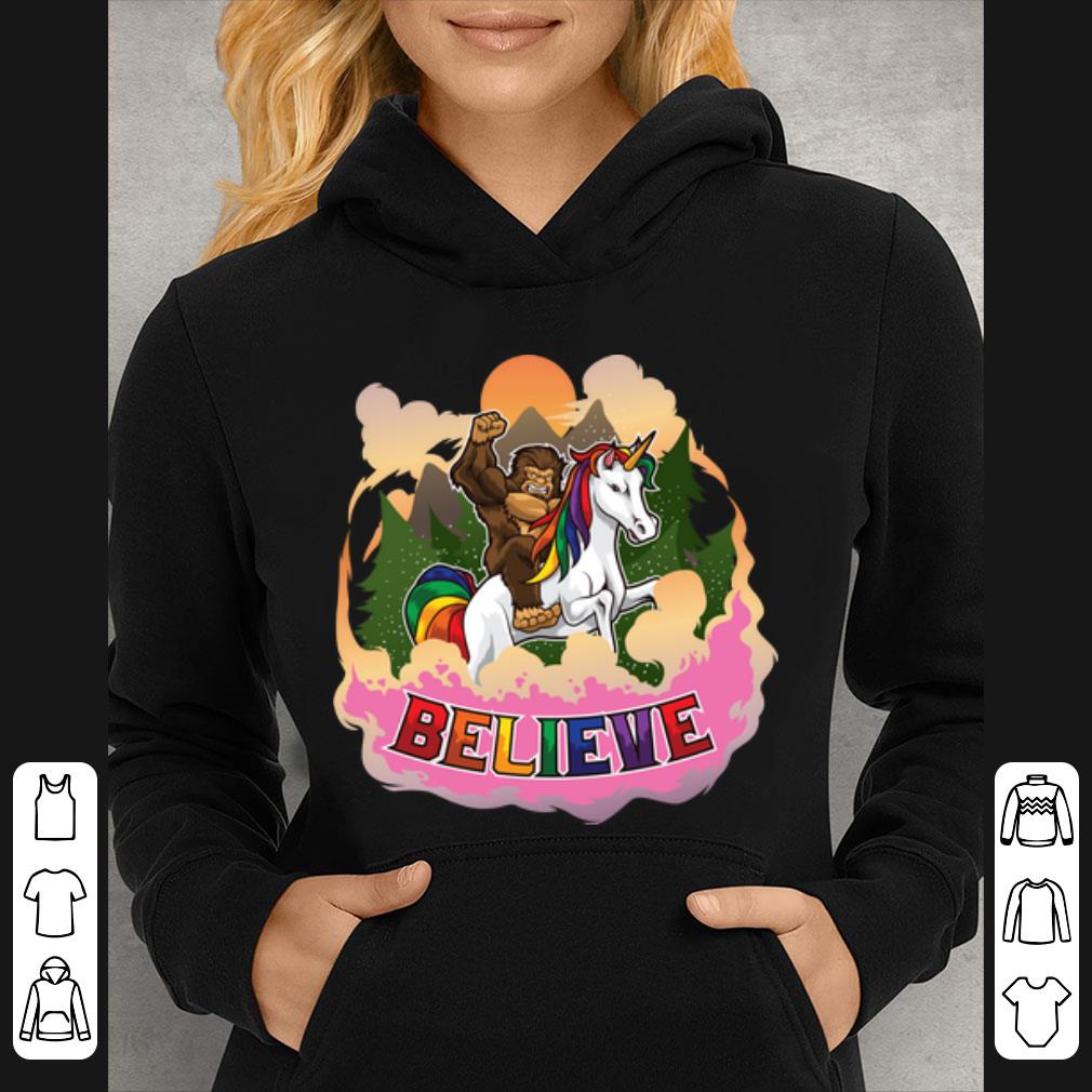 af2bda3d great believe sasquatch rides a unicorn in fantasy world shirt 4 - Great Believe Sasquatch Rides A Unicorn In Fantasy World shirt