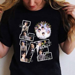 Premium Bangtan Boys Love BTS Boy band signatures shirt 1