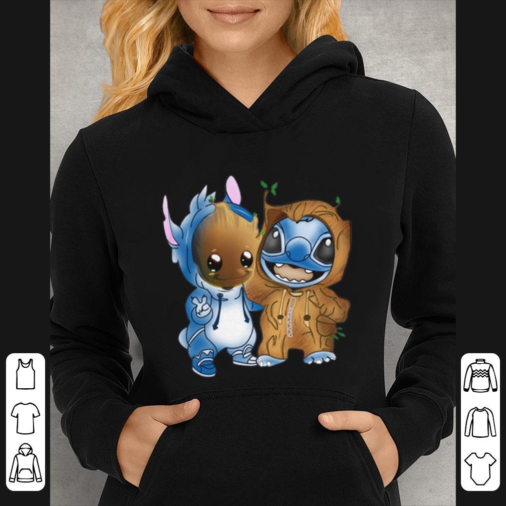 b140d468 hot baby groot and stitch shirt 4 - Hot Baby Groot And Stitch shirt
