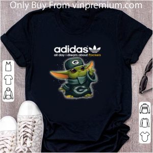 Great Baby Yoda Adidas All Day I Dream About Green Bay Packers Hoodie shirt 1 Great Baby Yoda Adidas All Day I Dream About Green Bay Packers Hoodie shirt 1