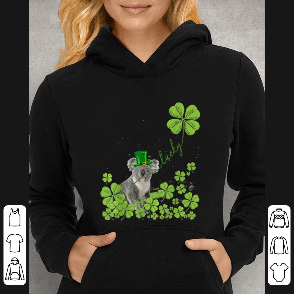 b63cd3f1 premium koala lucky st patrick s day australian bushfires shirt 4 - Premium Koala lucky St. Patrick's day Australian bushfires shirt