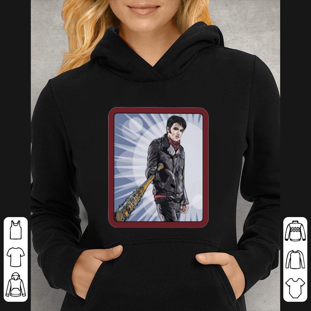 b7864309 hot negan mashup elvis presley the walking dead shirt 4 - Hot Negan mashup Elvis Presley The Walking Dead shirt