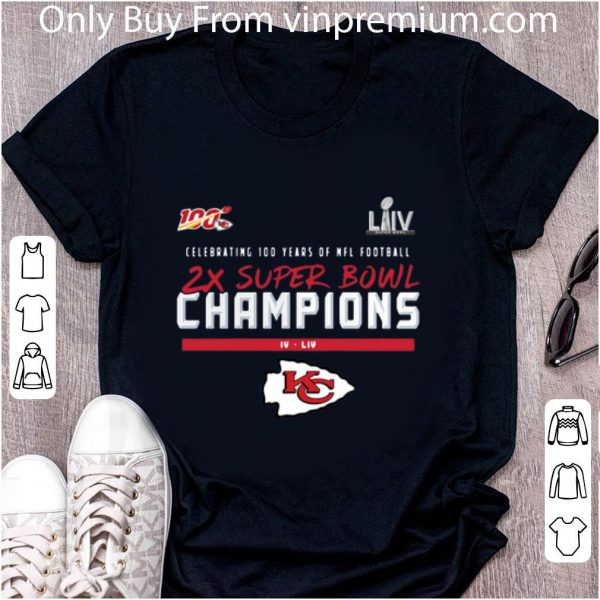 Pretty Kansas City Chiefs 2X Super Bowl Champions shirt