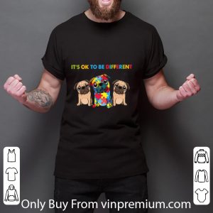 Hot Pug autism it’s ok to be different shirt 2