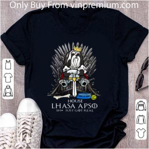 Top House Lhasa Apso Shit Just Got Real Game Of Bone shirt 1