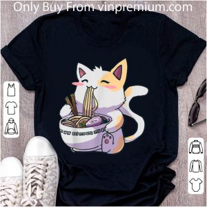 Official Ramen Cat Kawaii Anime Japanese Cat Lovers shirt 1