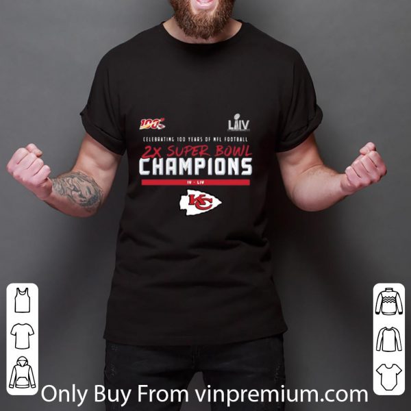Pretty Kansas City Chiefs 2X Super Bowl Champions shirt