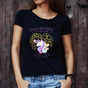 Great Leap Day Unicorn Girls Born On A Leap Day Are Cute And Smart shirt
