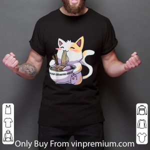 Official Ramen Cat Kawaii Anime Japanese Cat Lovers shirt 2