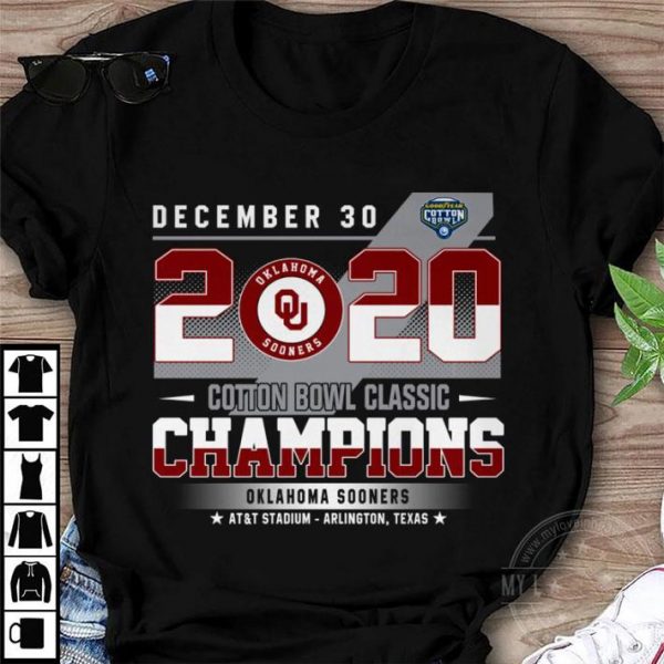 Premium December 30 2020 Cotton Bowl Classic Champions Oklahoma Sooners shirt