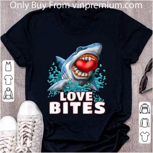 Hot Love Bites Valentines Day Shark shirt 1