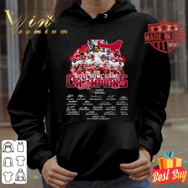 Original  Alabama Crimson Tide football Rose Bowl Game Champions Playoff Semifinal shirt