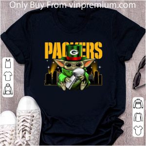 Awesome Green Bay Packers Baby Yoda Super Bowl LIV Star Wars shirt