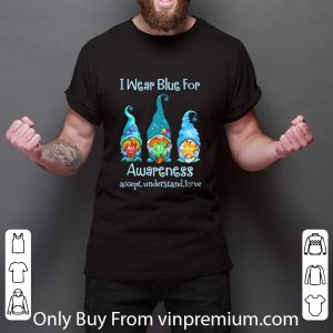 Pretty Gnomies we wear blue for Autism awareness shirt 2