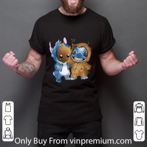 Hot Baby Groot And Stitch shirt 2