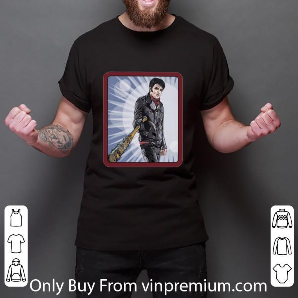 Hot Negan mashup Elvis Presley The Walking Dead shirt
