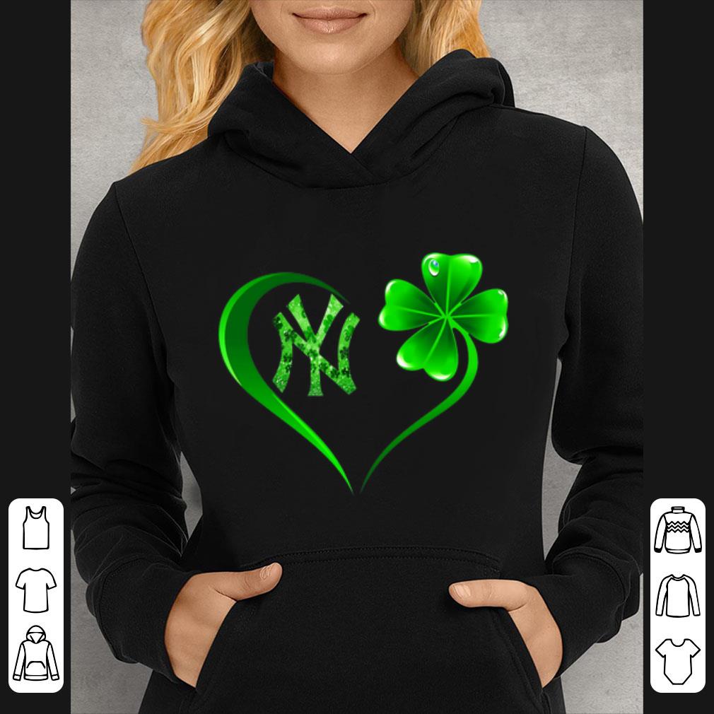 f999e10b pretty heart shamrock new york yankees st patrick s day shirt 4 - Pretty Heart Shamrock New York Yankees St. Patrick's Day shirt