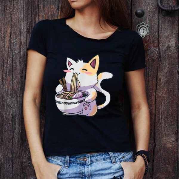 Official Ramen Cat Kawaii Anime Japanese Cat Lovers shirt