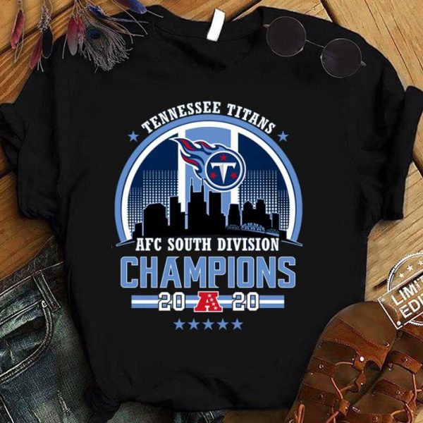 Funny  Logo Tennessee Titans AFC South Division Champions 2020 shirt