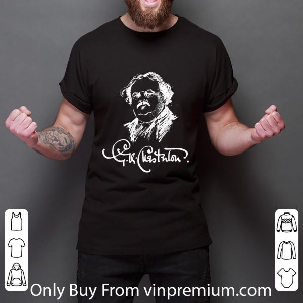 Pretty G.K. Chesterton Catholic shirt