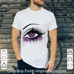 Hot Eyes Domestic Violence Awareness Ribbon shirt 1
