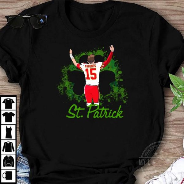 Best 15 Patrick Mahomes St. Patrick’s day Kansas City Chiefs Shirt