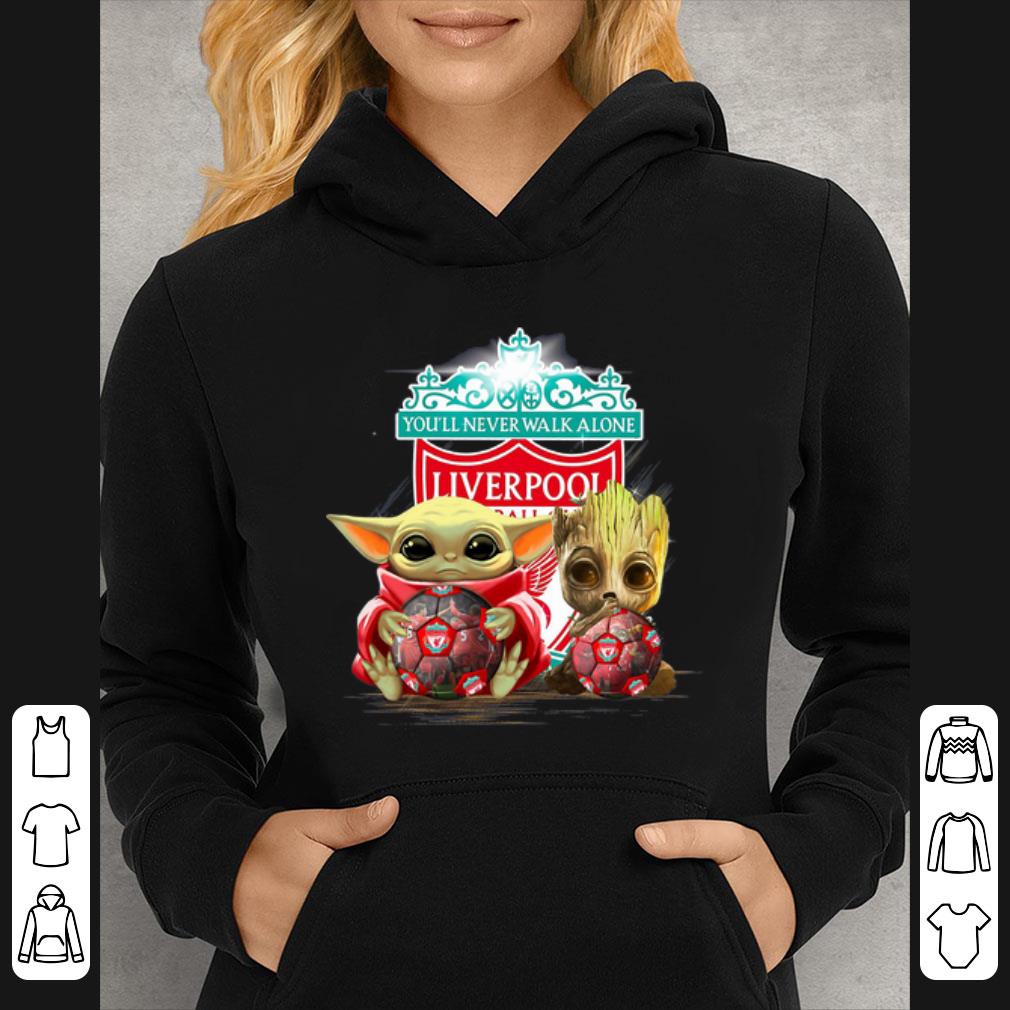 14980043 great baby yoda and baby groot liverpool you ll never walk alone shirt 4 - Great Baby Yoda And Baby Groot Liverpool You'll Never Walk Alone shirt