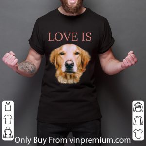 Nice Golden Retriever Women Men Kids Love Lab Dog Mom shirt 2