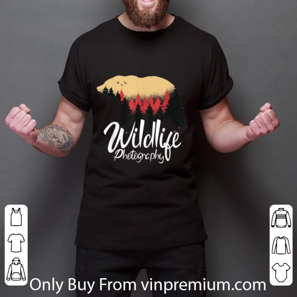 Nice Wildlife Photography Bear Wildlife Photographer T- shirt