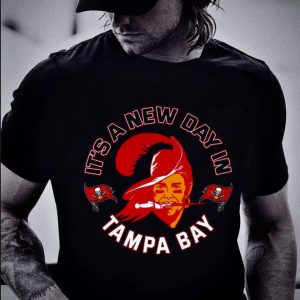 Best 2021 Tom Brady It's A New Day In Tampa Bay Buccaneers Champions Shirt 1
