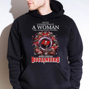 Awesome Never Underestimate A Woman Who Understands Football And Loves Tampa Bay Buccaneers Shirt 3