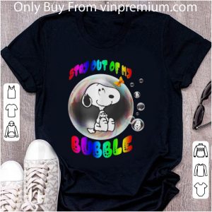 Official Snoopy Stay Out Of My Bubble shirt 1