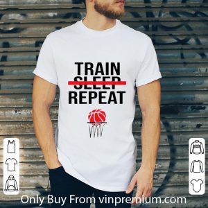 Awesome Train Sleep Repeat Basketball shirt 1