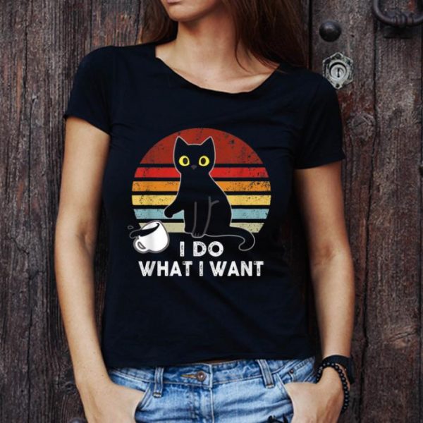 Original Vintage Retro Cat I Do What I Want shirt