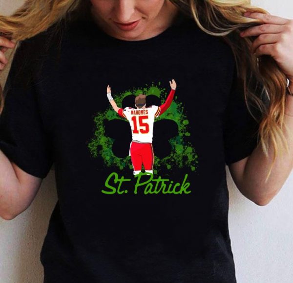 Best 15 Patrick Mahomes St. Patrick’s day Kansas City Chiefs Shirt