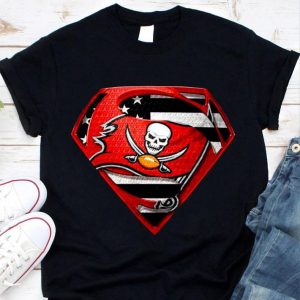 Premium Tampa Bay Buccaneers Superman American Flag Super Bowl Shirt