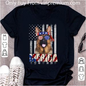 Awesome American Flag German Shepherd Patriotic 4th Of July shirt